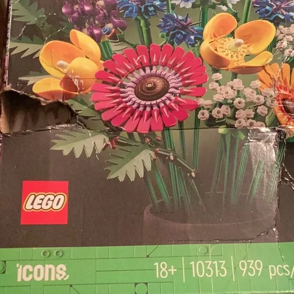 πΊ Lego WILDFLOWER π BOUQUET BOTANICAL COLLECTION BOX DENTED πΌ DAISY πΊ - Picture 6 of 16